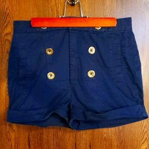 Aritzia Talula High-Waisted Button Shorts